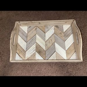 Distressed tray from kirklands